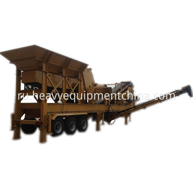 Mobile Rock Crushing Plant